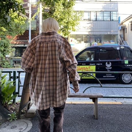 [USED] コーデュロイチェックSHIRT！
