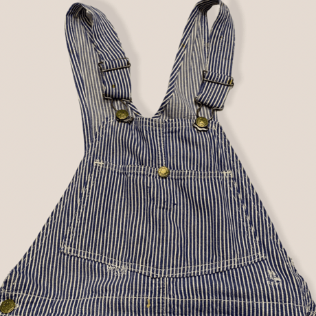 [USED]  "OshKosh B'gosh" ヒッコリーOVERALL