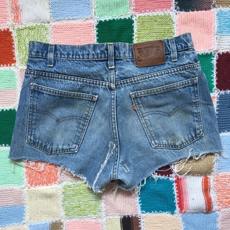 [USED] 80's Levis CUTOFF DENIM / W31 オレンジタブ