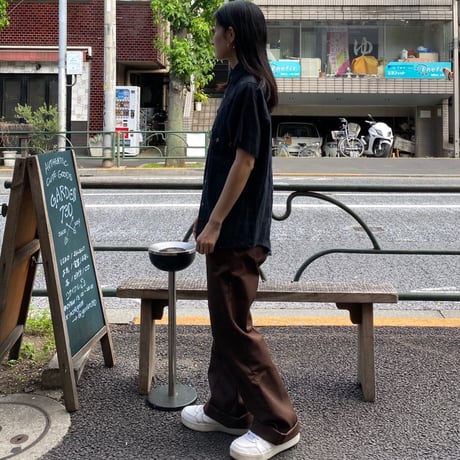 [USED] "Rockmount" リネンウエスタンシャツ(BLACK)