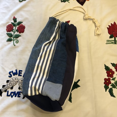 [NAFF] NAFF パッチワーク 巾着BAG