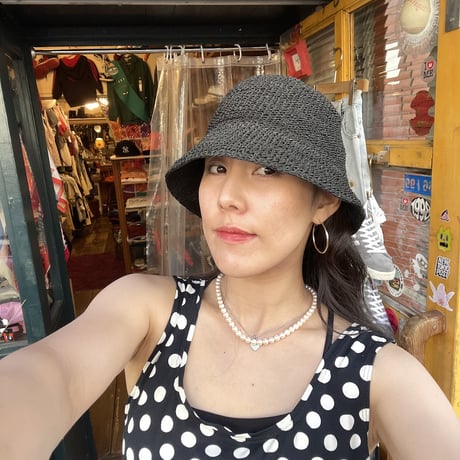 [USED]HEMP MUGIWARA HAT 👒🖤