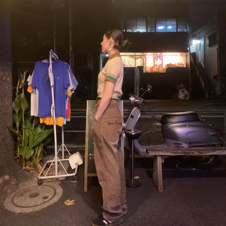 [USED] 半袖ニットポロシャツ