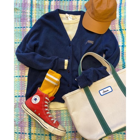 [USED] made in U.S.A. アクリルニットカーディガン♡