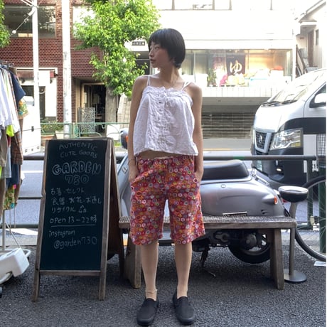 [USED]花柄カラフルShorts