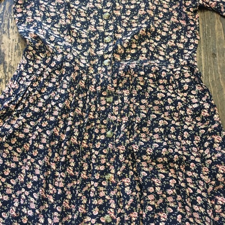 [USED] 前あきシフォン ワンピース