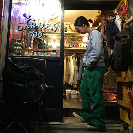 [USED] "GREEN"  OLD Levi's 517  コーデュロイパンツ