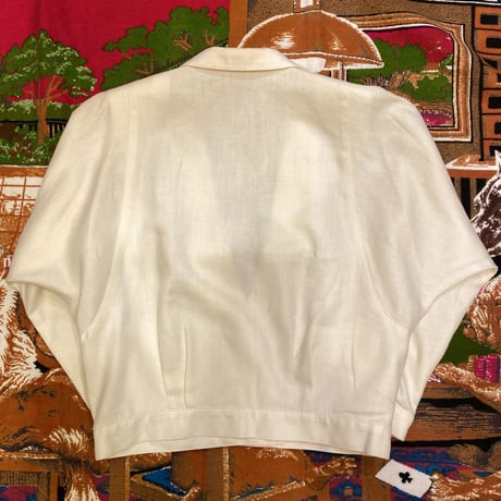 [USED] LINEN SHORT JACKET♡