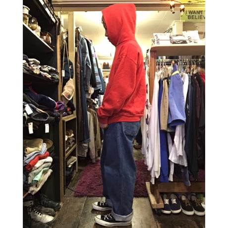 [USED] 'T E E'ロゴ 赤parka