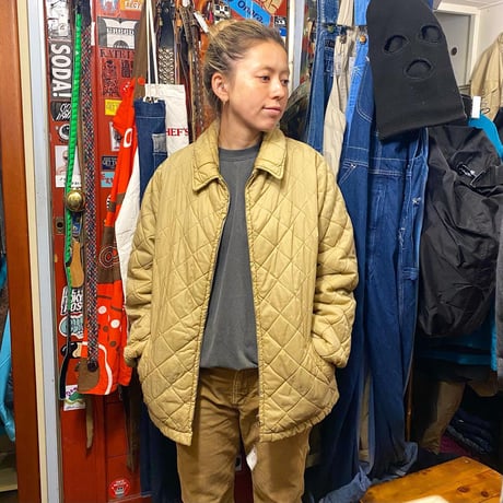 [USED] 60~70's EURO vintage 中綿キルティングJACKET