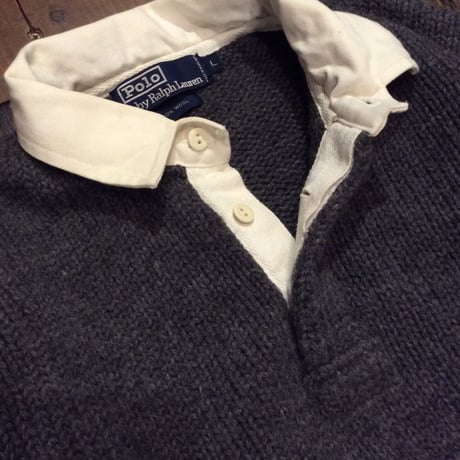 [USED] Ralph Lauren エリつきセーター