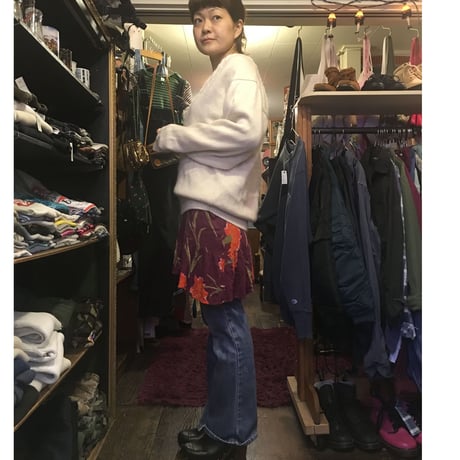 [USED] オーバーサイズ Vネックニット