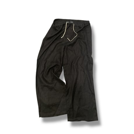 [USED] willi smith BLACK LINEN PANTS