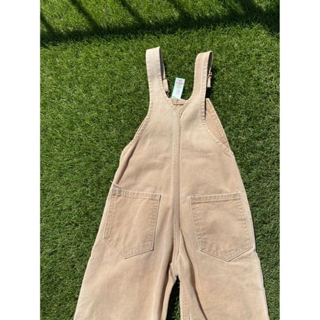 [USED] -KIDS- carhartt over all  BEIGE