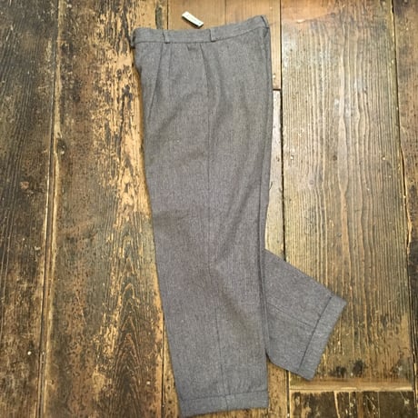 [USED] GOOD シルエット WOOL タックパンツ