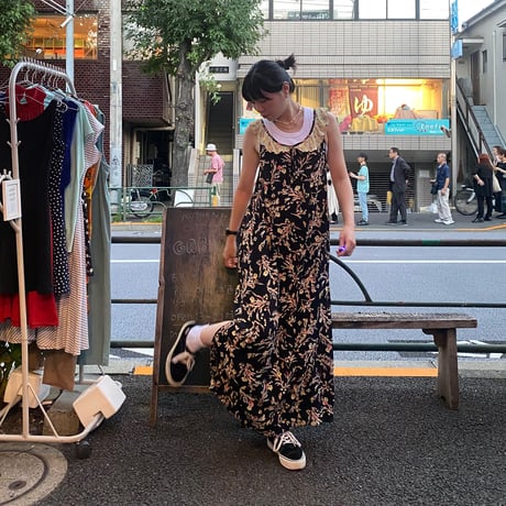 [USED] U.S.made!! 花柄レーヨンO/P