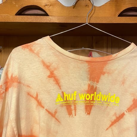 [USED]“HUF”タイダイロンTee