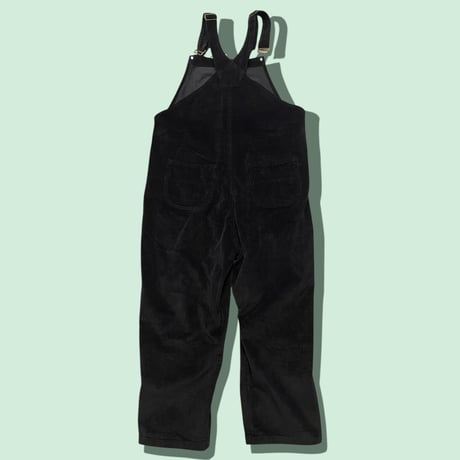 [USED] BLACK コーデュロイオーバーオール