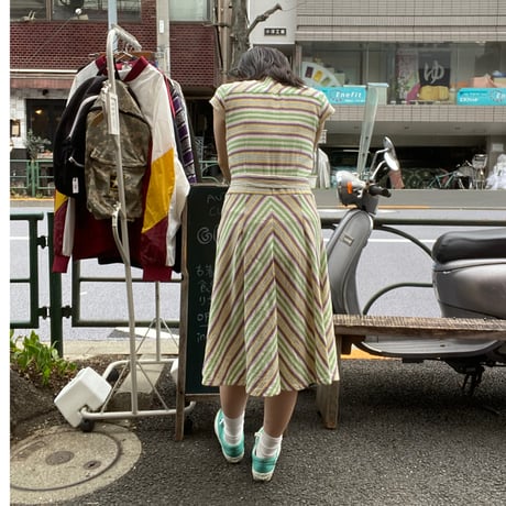 [USED]フロントボタンワンピース