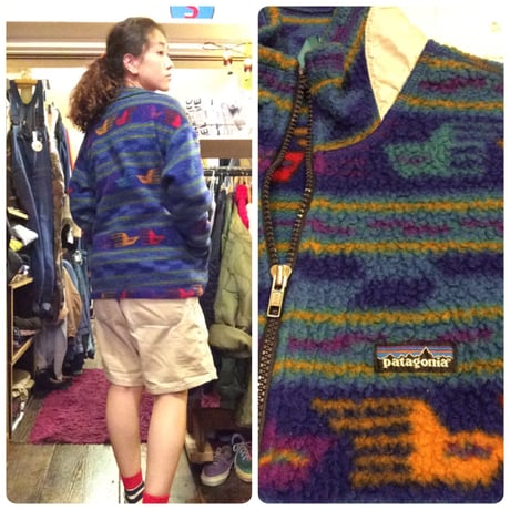 [USED] patagoniaフリースハーフZIP