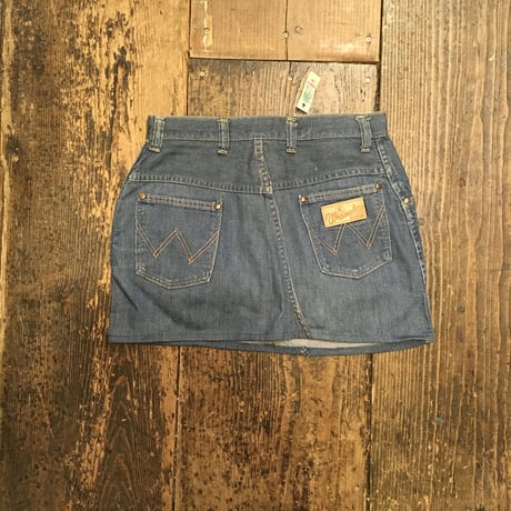 [USED] vintage Wrangler DENIM MINI SKIRT