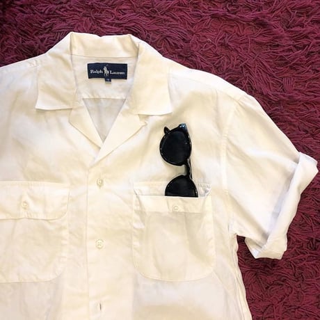 [USED] Ralph Lauren 開襟 WHITE Shirts
