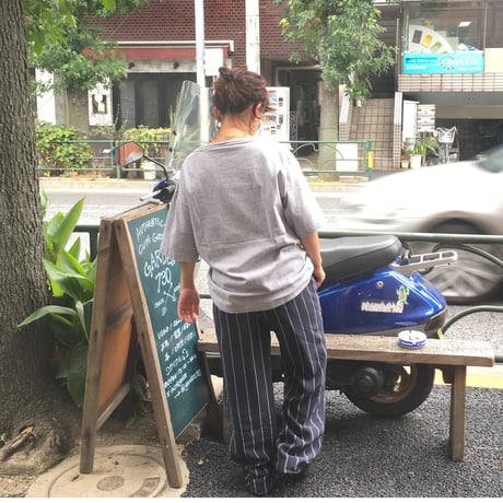 [USED] 縄模様のSILKパンツ