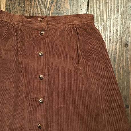 [USED] 秋色コーデュロイスカート