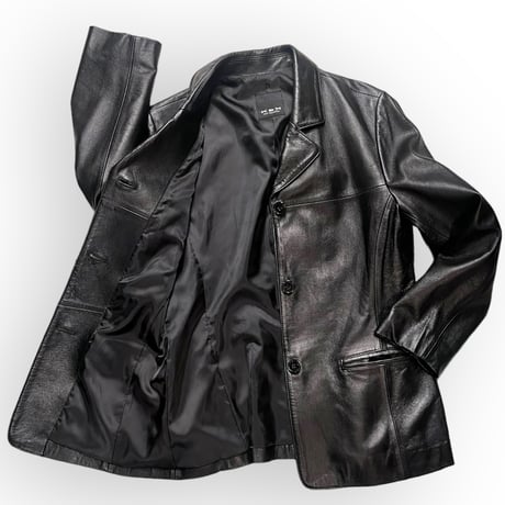[USED] Real ラムLEATHER JKT Italy collection!