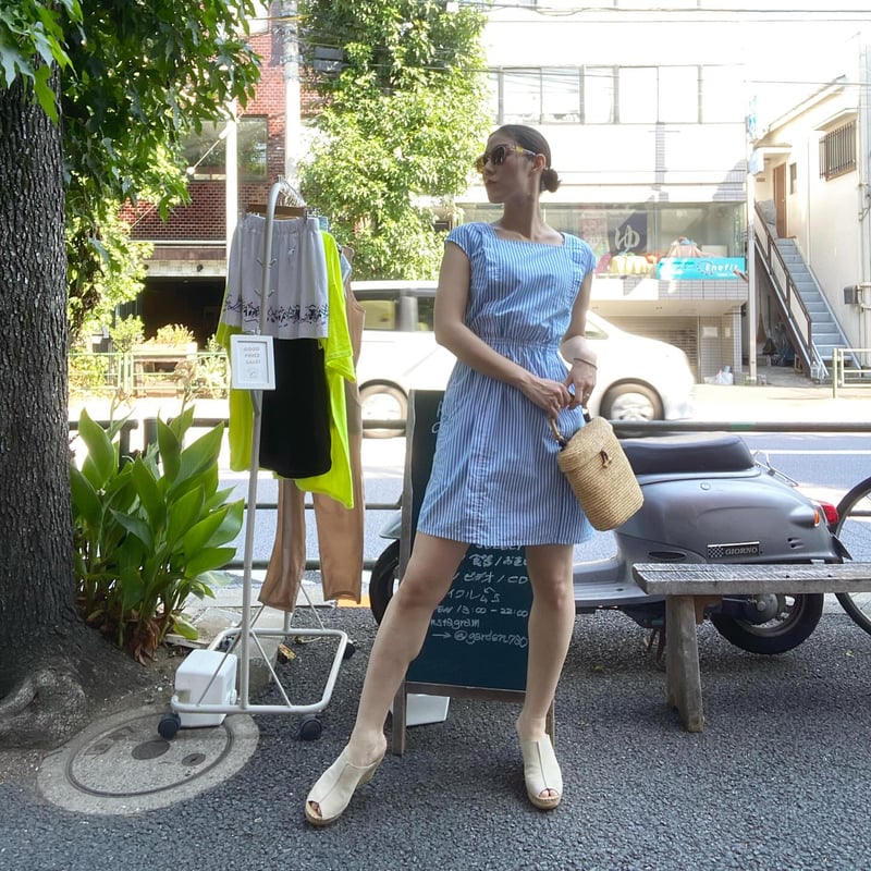 USED] A.P.C. ブルーストライプワンピース | garden730