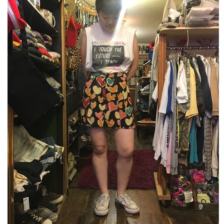 [USED] カラフルハートスカート