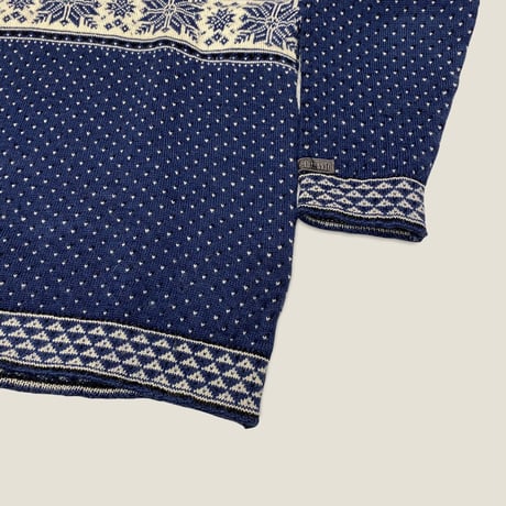 [USED] ハーフZIP ノルディックKNIT❄️
