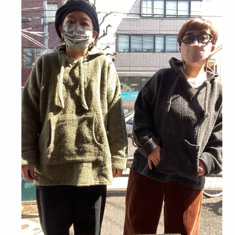 [USED] 無地 MEXICAN PARKA  -KHAKI-