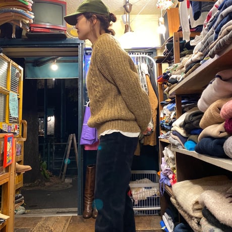 [USED] 'ALAN PAINE'ざっくりニット