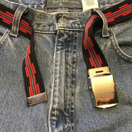 [USED]  ブラック×レッド　ガチャベルト