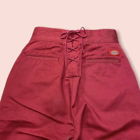 [USED] Dickies レースアップフレアPANTS💗
