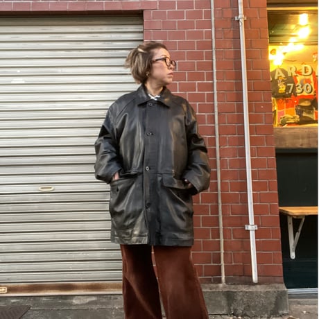 [USED] リアルレザーCAR COAT