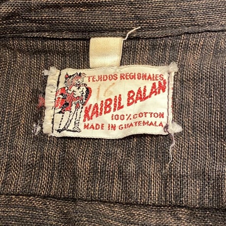 [USED] vintage グアテマラ シャツ