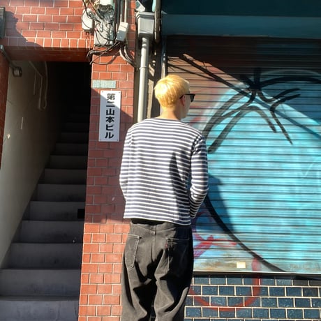 [USED] ボートネックボーダーシャツ