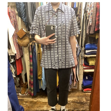 [USED]"大鵬"大相撲 開襟シャツ