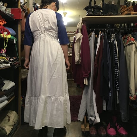 [USED]  WHITEコットンワンピース