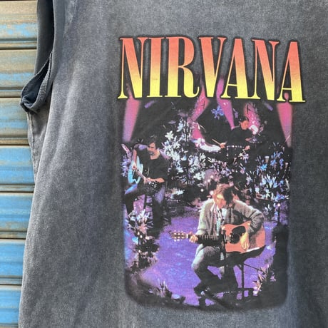 [USED] NIRVANA カットオフ Tee