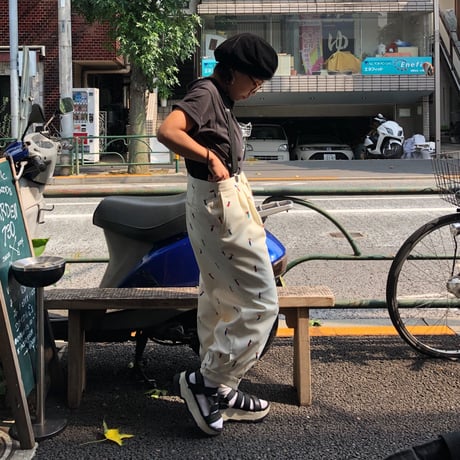 [USED] おしゃれ〜総柄GOLFパンツ