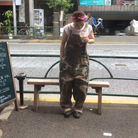 [USED] カモフラオーバーオール