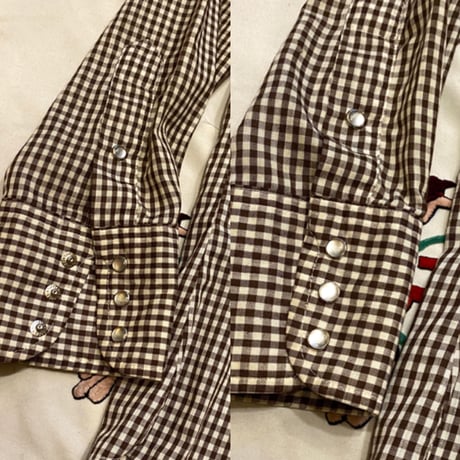 [USED] Levi's ギンガムチェック ウエスタンSHIRT！