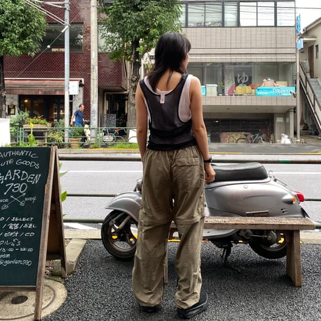 [USED] カーキのNYLONデタッチャブルPT