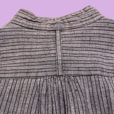 [USED] ストライプコットンSHIRTS / BIGサイズ