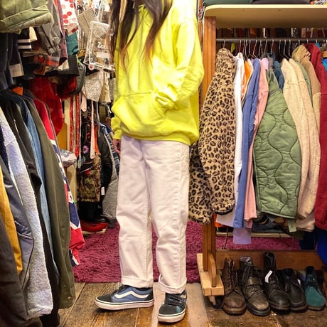 [USED] "POLO JEANS" WHITE DENIM！