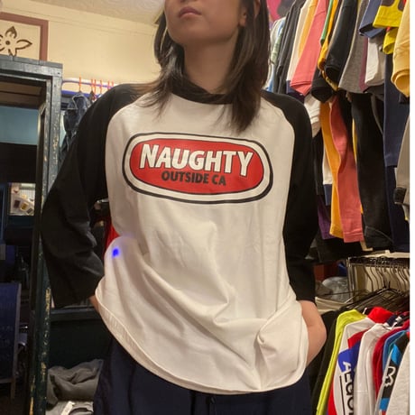 [Naughty] FAKE L/S tee