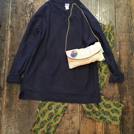 [USED] Vネック LONG  SWEAT